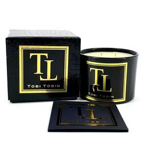 Tobi Tobin Romanesque Luxury Soy Coconut Wax 2-Wick Candle Gift Box 4oz